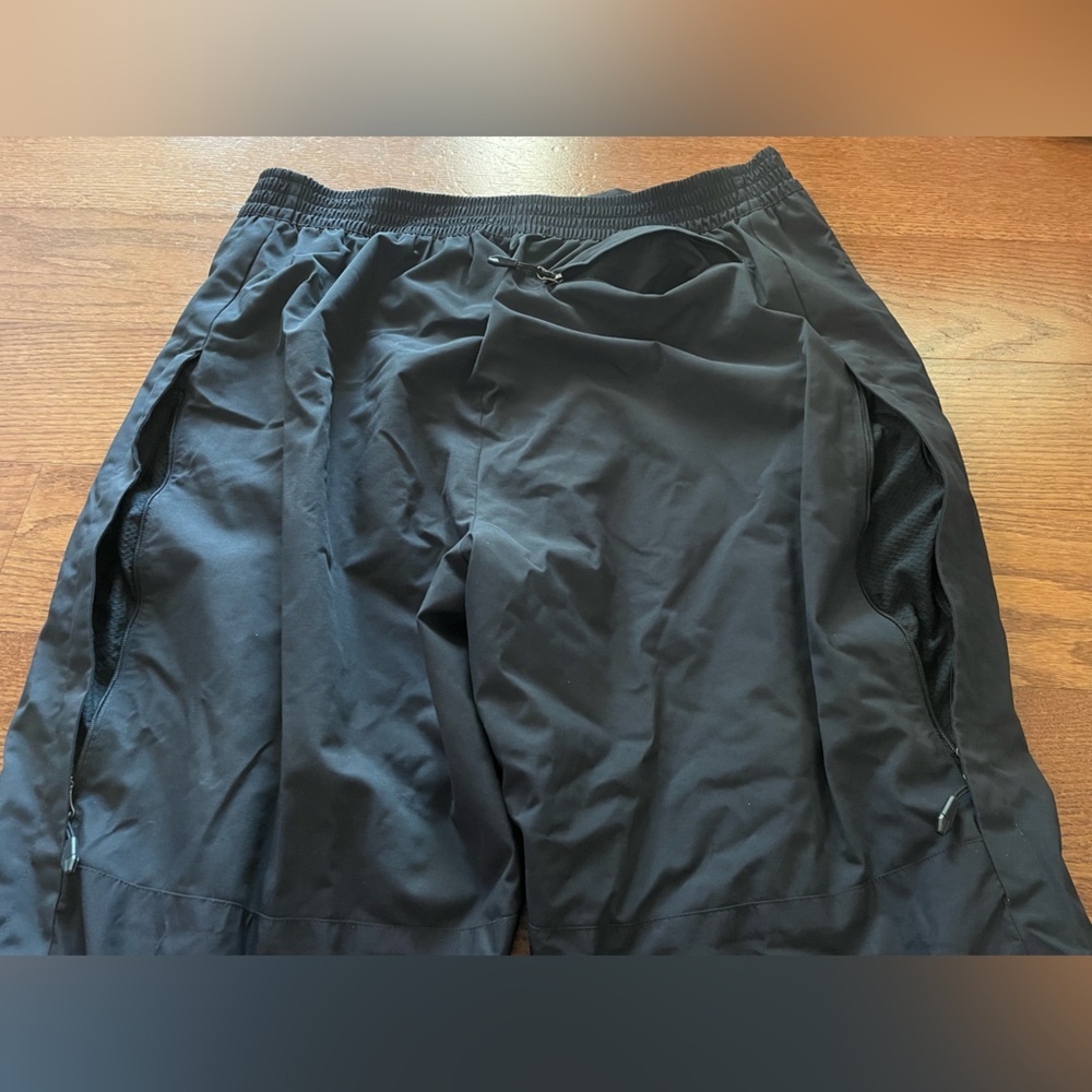 Under Armour Mens Black Nylon Lined Waterproof Windproof Pants‎ XL Performance - Picture 10 of 13